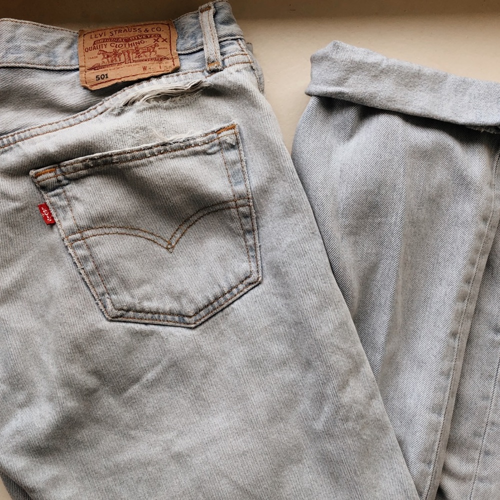 Vintage Levi’s 501’s - Lightwashed